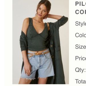 PILCRO SUSTAINABLE CORSET TANK